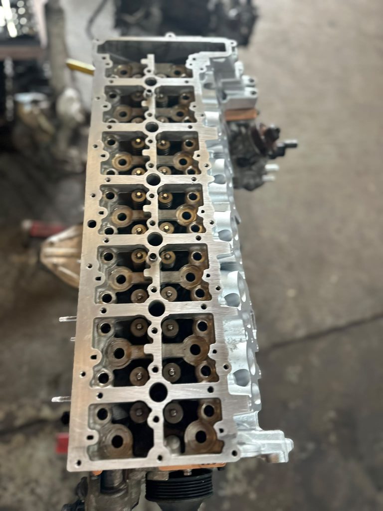 Cylinder head viewed from above